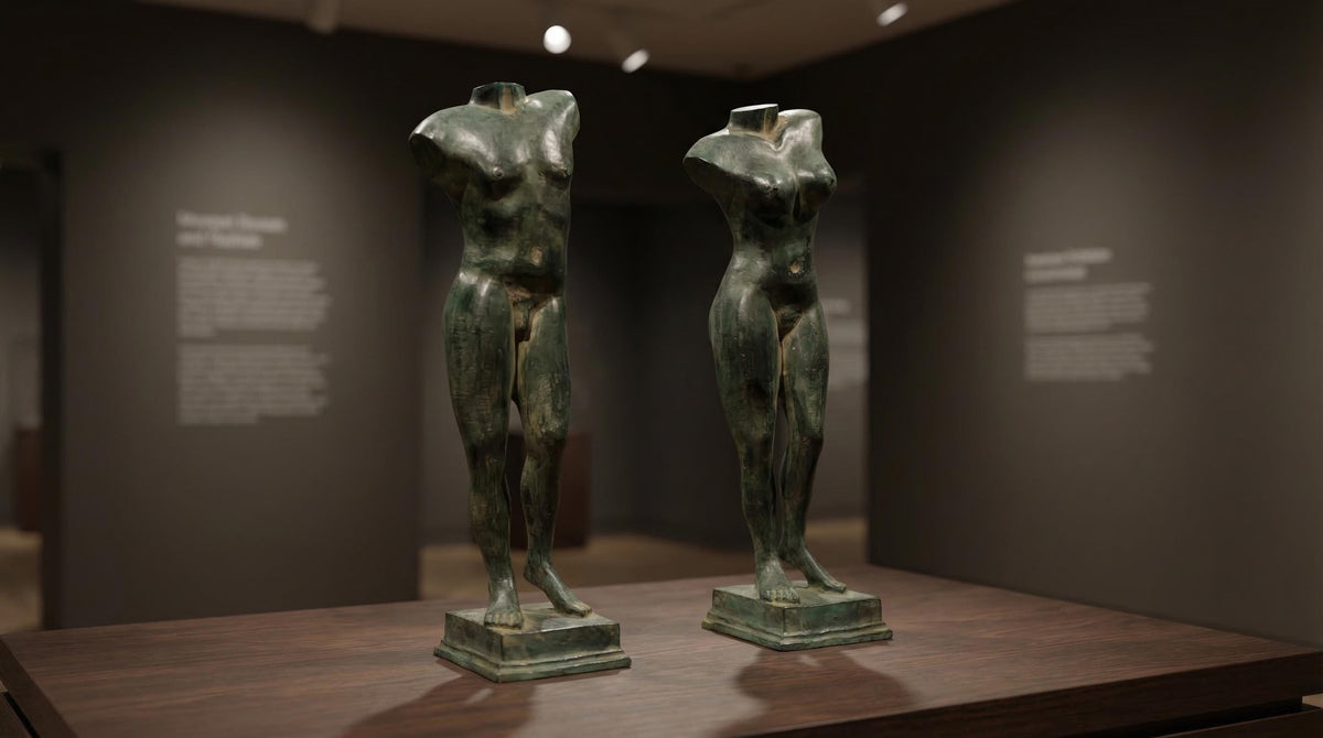 Brass Torso Sculpture