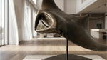 Bronze Manta Ray Statue