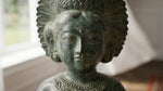 Brass Namaste Praying Couple Statues