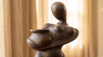Brass Abstract Water Vessel Sculpture