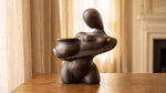 Brass Abstract Water Vessel Sculpture