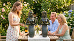 Bronze Praying Mermaid Statues - Pair
