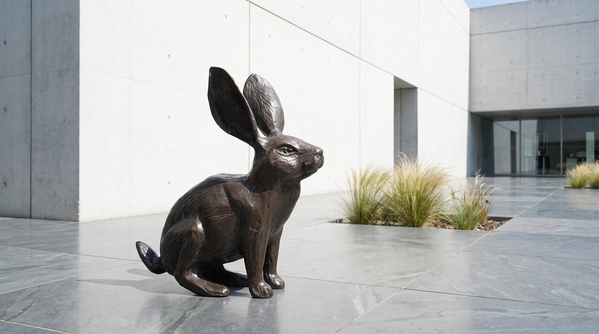 Brass Rabbit Figurine
