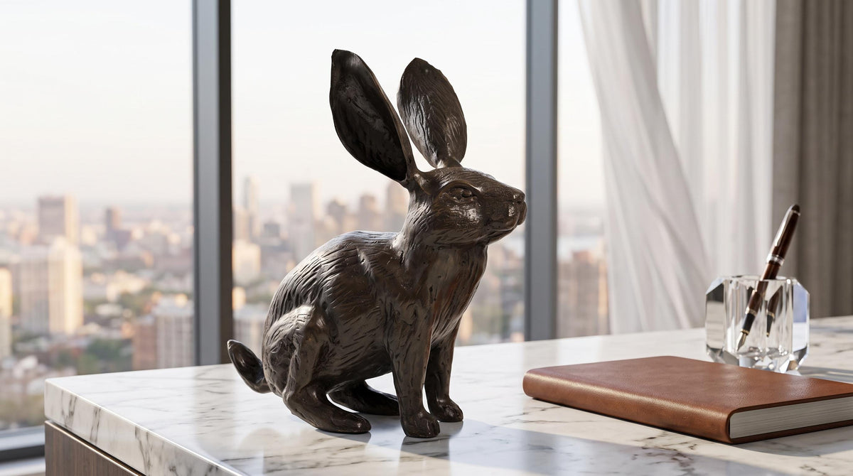 Brass Rabbit Figurine