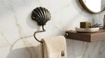 Solid Brass Seashell Toilet Paper Holder