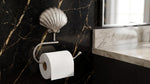 Solid Brass Seashell Toilet Paper Holder