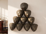 Brass Tribal Wall Mask Set