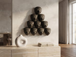 Brass Tribal Wall Mask Set