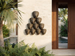 Brass Tribal Wall Mask Set