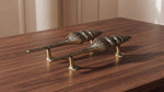 Solid Brass Seashell Door Handle