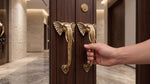 Solid Brass Elephant Door Handle