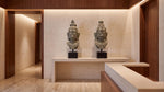 Bronze Vishnu Lakshmi Bust Sculpture