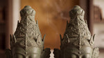 Bronze Vishnu Lakshmi Bust Sculpture