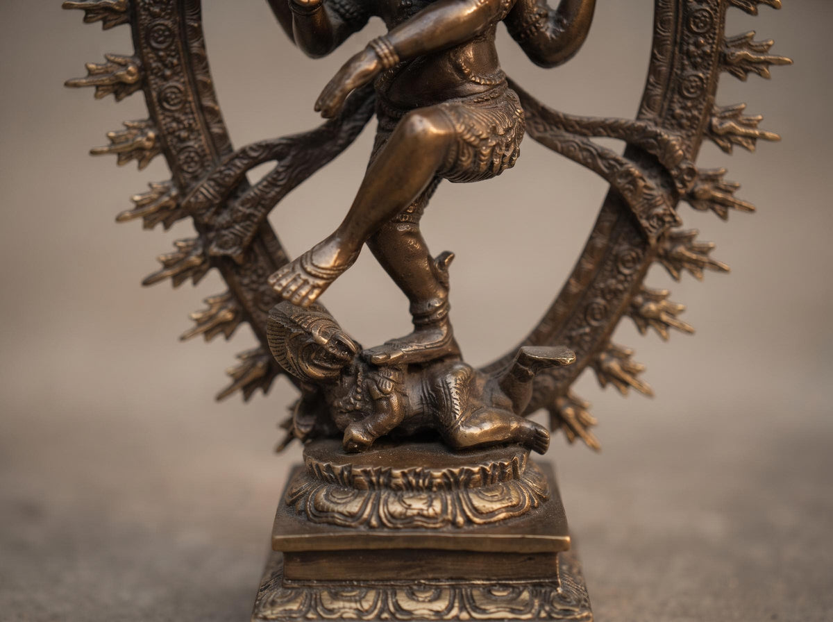 Solid Brass Dancing Ganesha Statue
