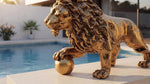 Brass Medici Lion Statue