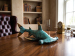 Brass Hammerhead Shark Figurine