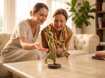 Brass Abstract Family Statue