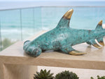Brass Hammerhead Shark Figurine