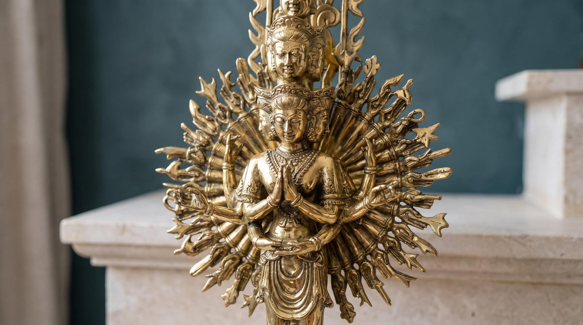 Bronze Thousand-Arm Avalokiteshvara Statue