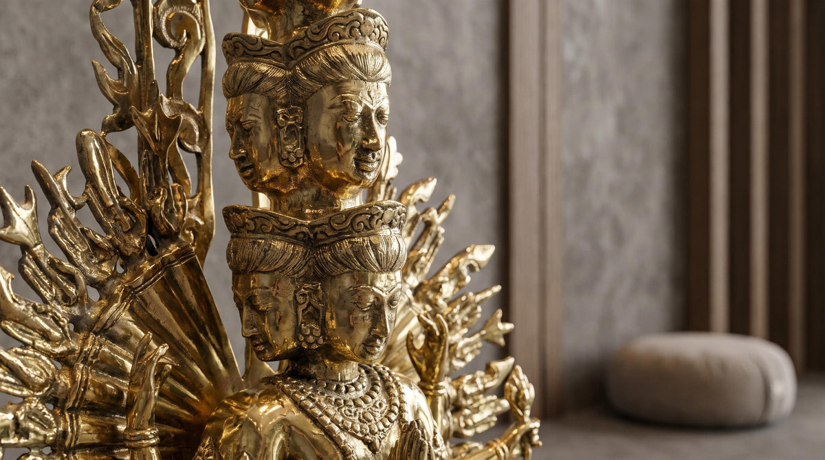 Bronze Thousand-Arm Avalokiteshvara Statue