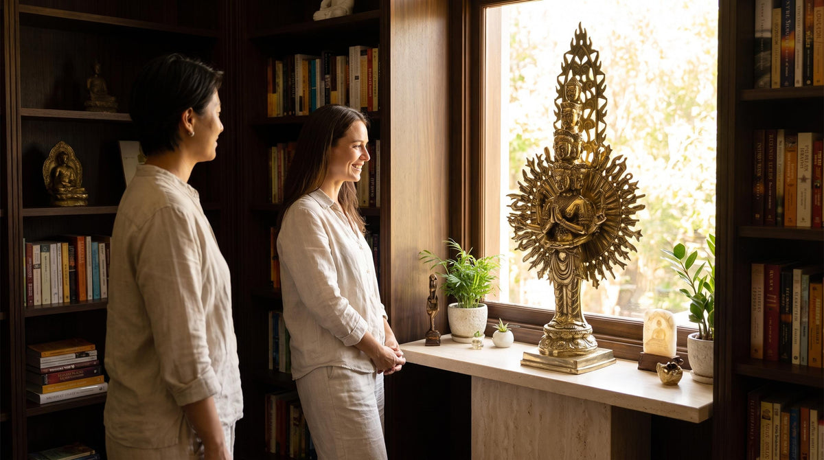 Bronze Thousand-Arm Avalokiteshvara Statue