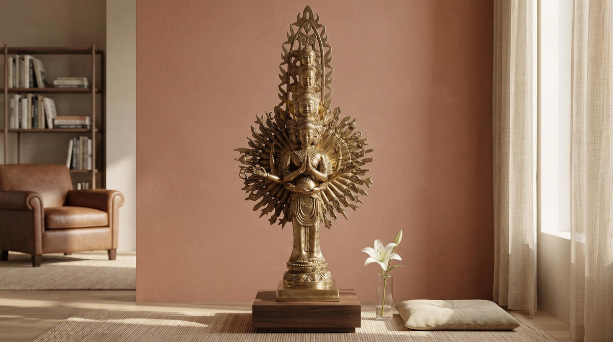 Bronze Thousand-Arm Avalokiteshvara Statue