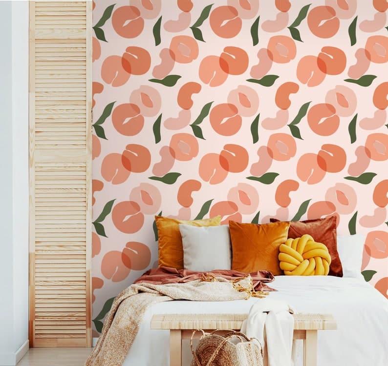 Illustrated Peach Fruit Wallpaper Illustrated Peach Fruit Wallpaper Illustrated Peach Fruit Wallpaper 