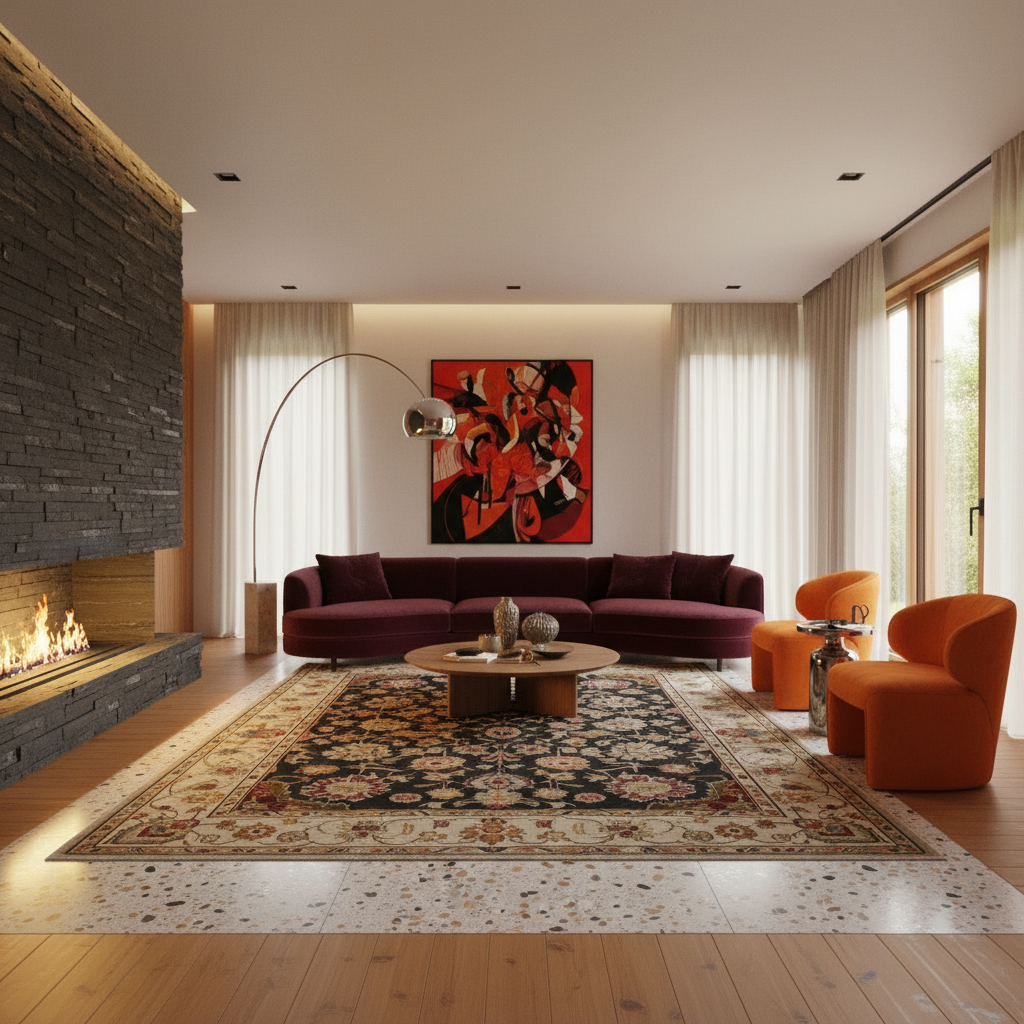 Imperial Allure Hand Knotted Area Rug