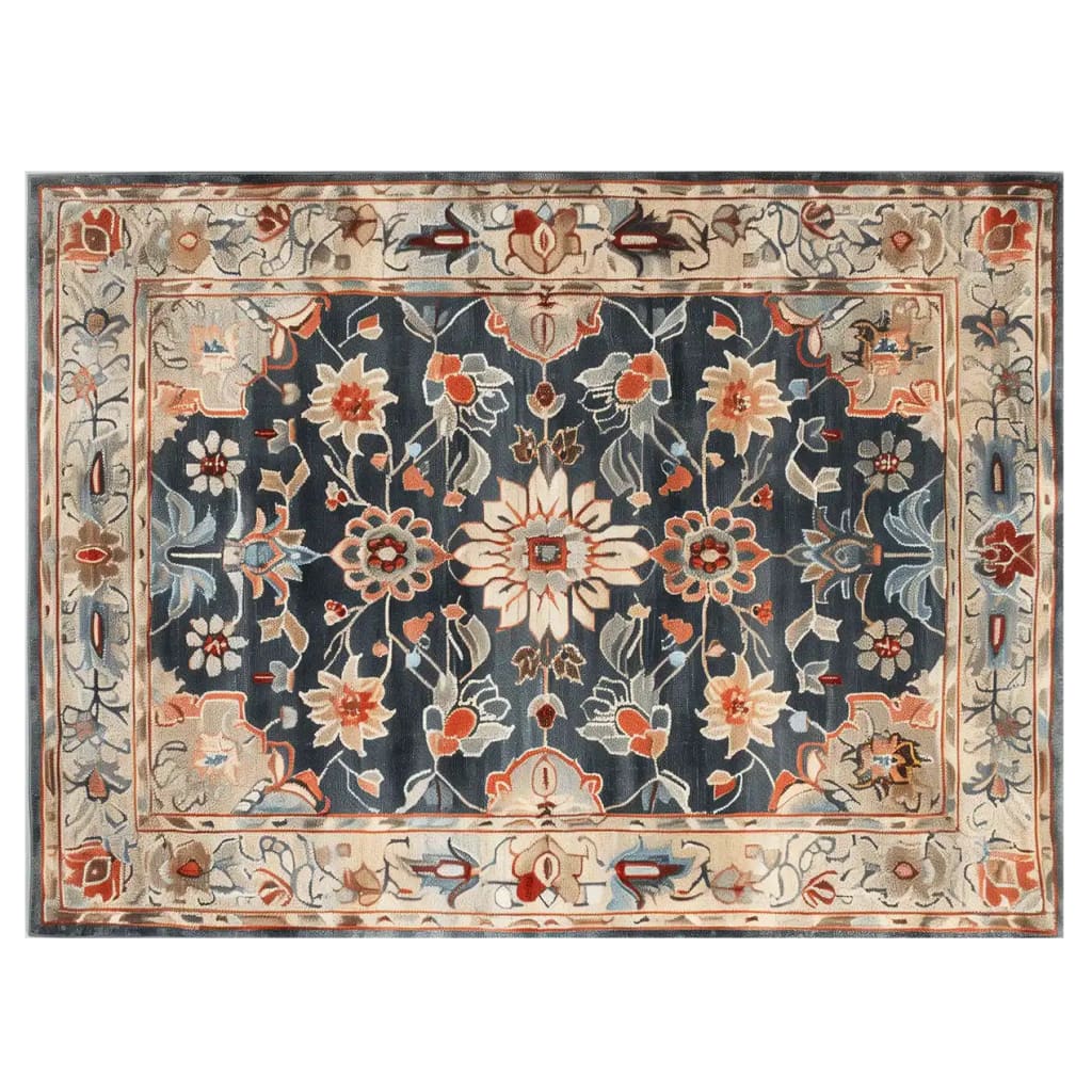 This stunning Imperial Garden Hand Tufted Wool Rug features a rich floral pattern with intricate detailing, perfect for enhancing any living room space. The vibrant colors and soft texture make this area rug an ideal choice for those seeking large living room rugs that combine elegance and comfort. Crafted from high-quality wool, it ensures durability and style in your home decor.