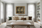 Framed room mockup - gold