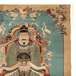 Imperial Legacy Hand Tufted Area Rug featuring an intricate design of an emperor with vibrant colors and detailed patterns. This elegant wool rug is perfect for adding a touch of luxury to living rooms. Ideal as a living room rug in an 8x10 size, it combines traditional artistry with contemporary style.