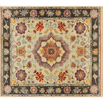Imperial Opulence Hand Knotted Area Rug featuring a vintage Persian design with intricate floral patterns. Ideal for large living rooms, this rug is perfect for those seeking an 8x10 floral rug with a touch of elegance and timeless style.