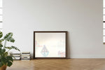 Framed room mockup - leaning