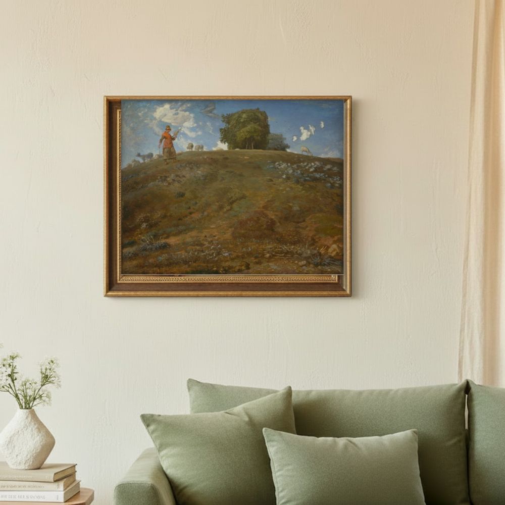 Framed room mockup - sage