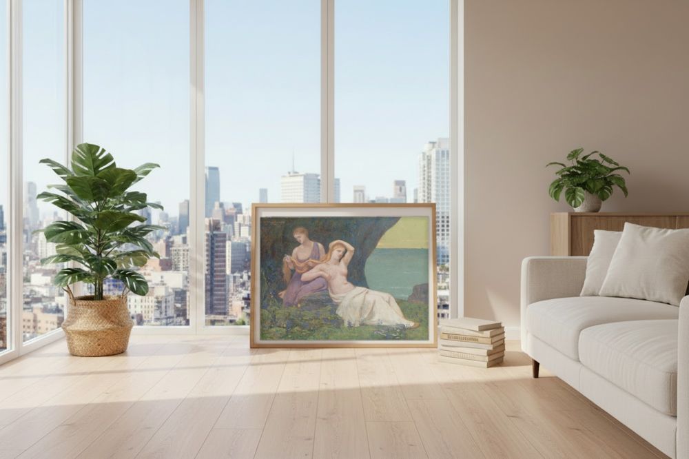 Framed room mockup - loft