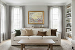 Framed room mockup - gold