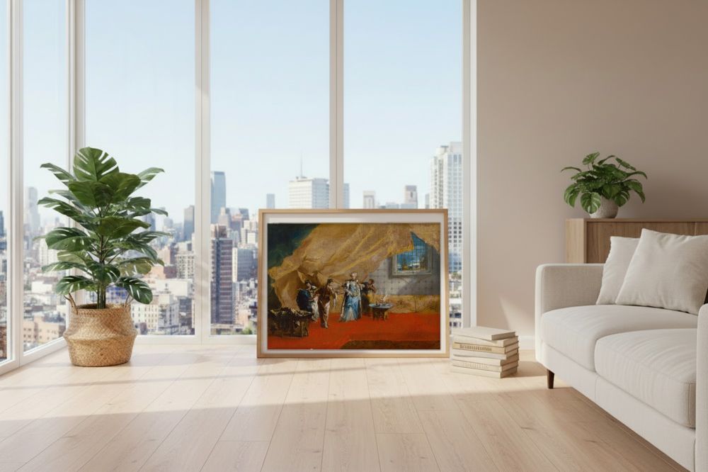 Framed room mockup - loft