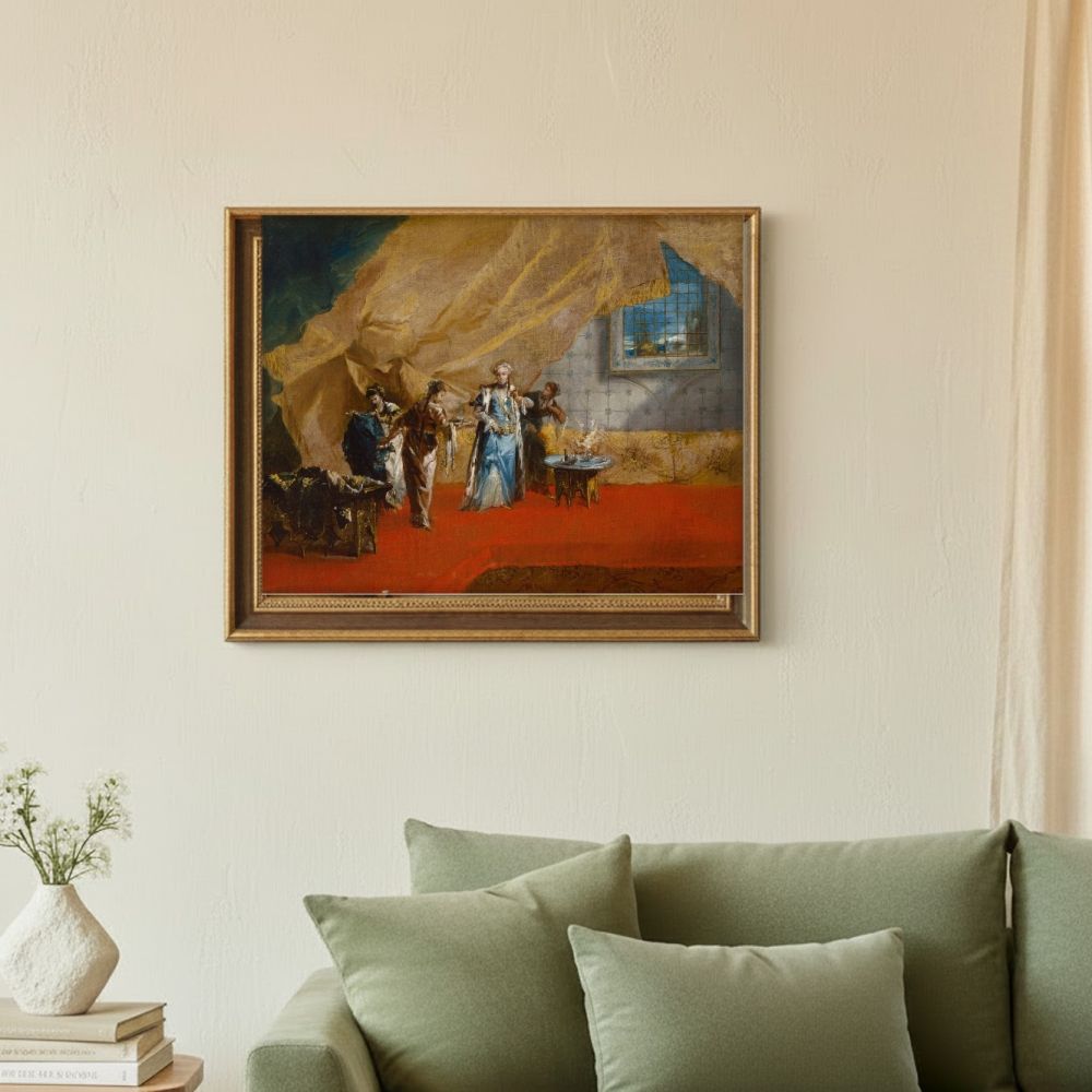 Framed room mockup - sage