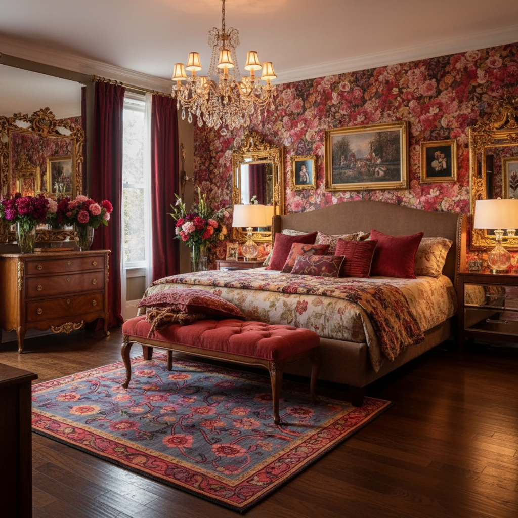 Intricate Pattern Hand Tufted Rug