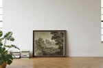 Framed room mockup - leaning