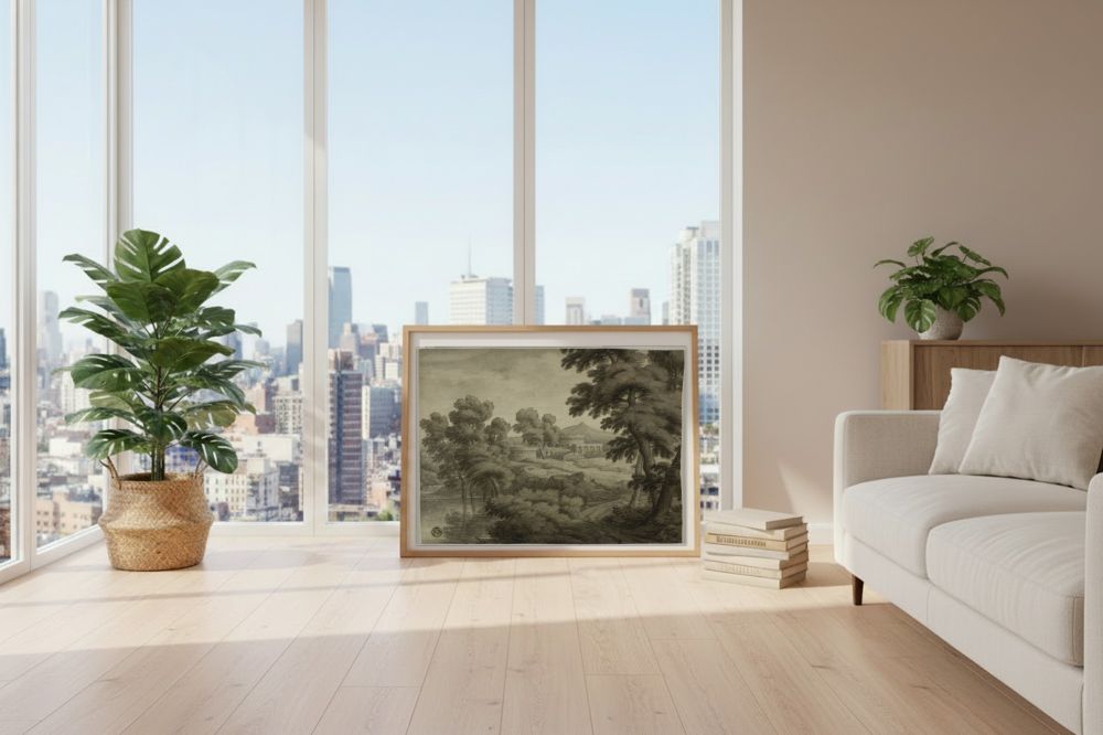 Framed room mockup - loft