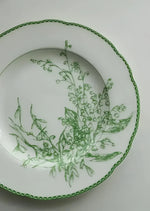 Jade Green Lily of The Valley Decorative Bone China Plate