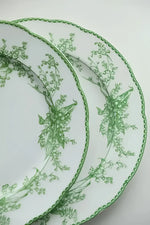 Jade Green Lily of The Valley Decorative Bone China Plate