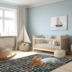 Jade Tiger Threshold Hand Tufted Wool Rug