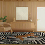 Jade Tiger Threshold Hand Tufted Wool Rug