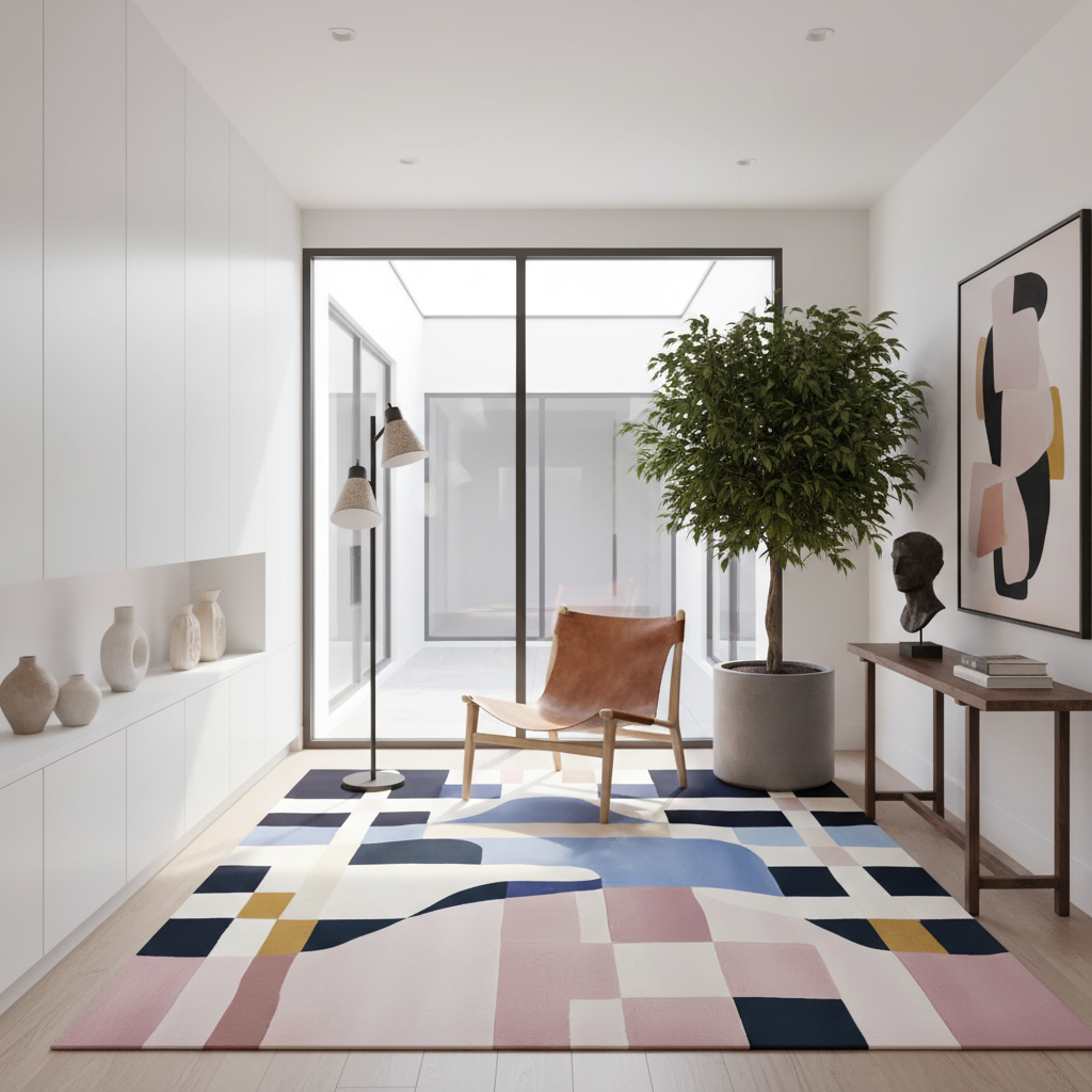 Jenga Jazz Hand Tufted Rug