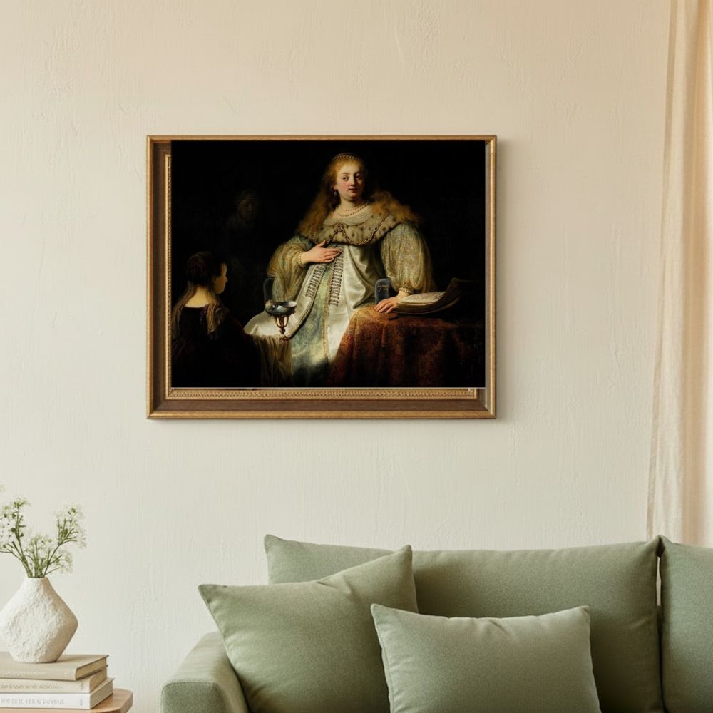 Framed room mockup - sage