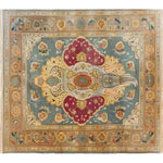 This Jumbo Jubilee Hand Knotted Area Rug features an exquisite, vintage-inspired design with intricate patterns in rich colors. Ideal for large living rooms, this Persian-style rug adds an elegant touch to any space, making it a perfect choice for those seeking rugs for living room enhancements.