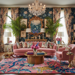 Jungle Bloom Hand Tufted Rug