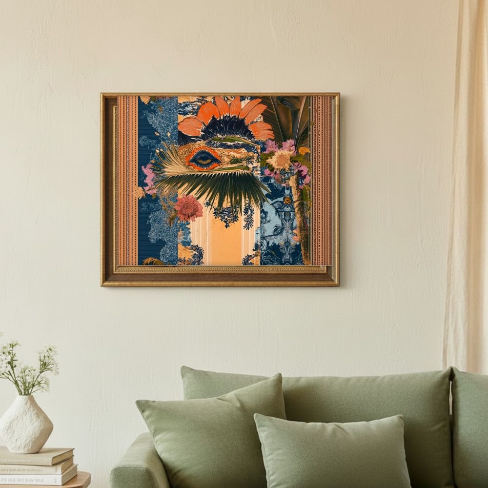 Framed room mockup - sage
